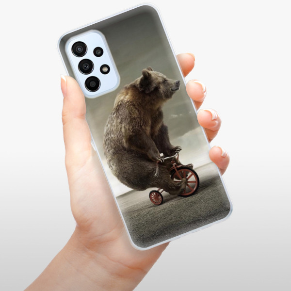 Silikonové pouzdro iSaprio - Samsung Galaxy A23 / A23 5G - Bear 01