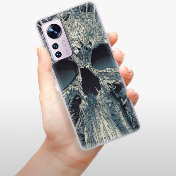 Silikonové pouzdro iSaprio - Xiaomi 12 / 12X - Abstract Skull