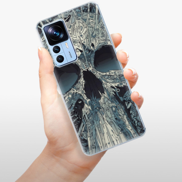 Silikonové pouzdro iSaprio - Xiaomi 12T / 12T Pro - Abstract Skull