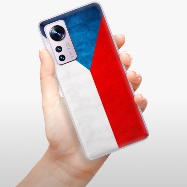 Silikonové pouzdro iSaprio - Xiaomi 12 / 12X - Czech Flag