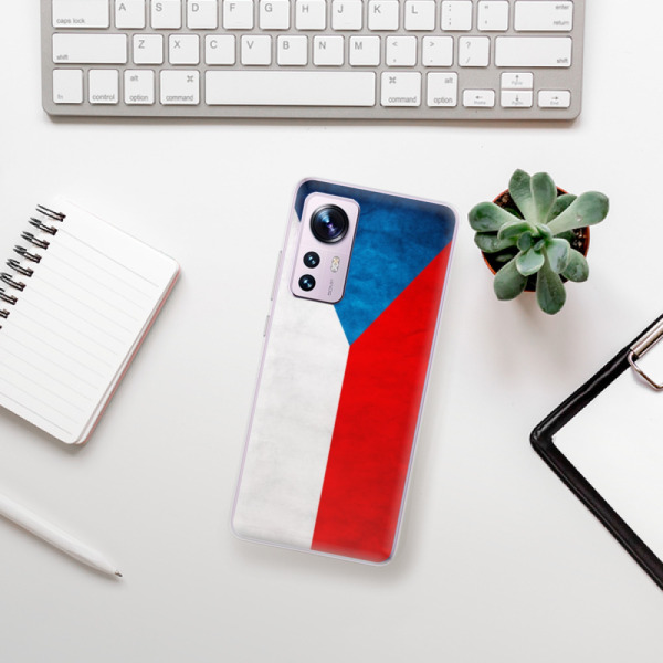 Silikonové pouzdro iSaprio - Xiaomi 12 / 12X - Czech Flag