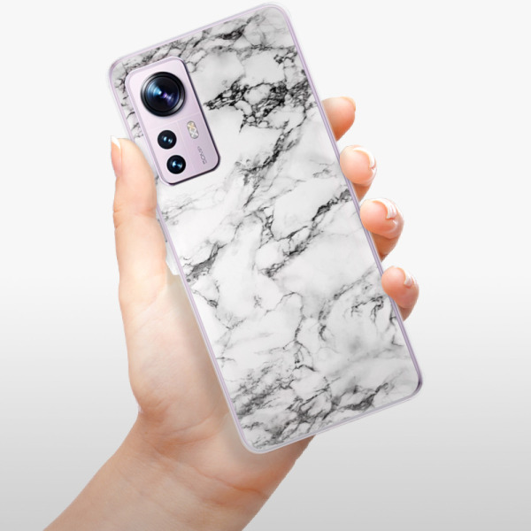 Silikonové pouzdro iSaprio - Xiaomi 12 / 12X - White Marble 01