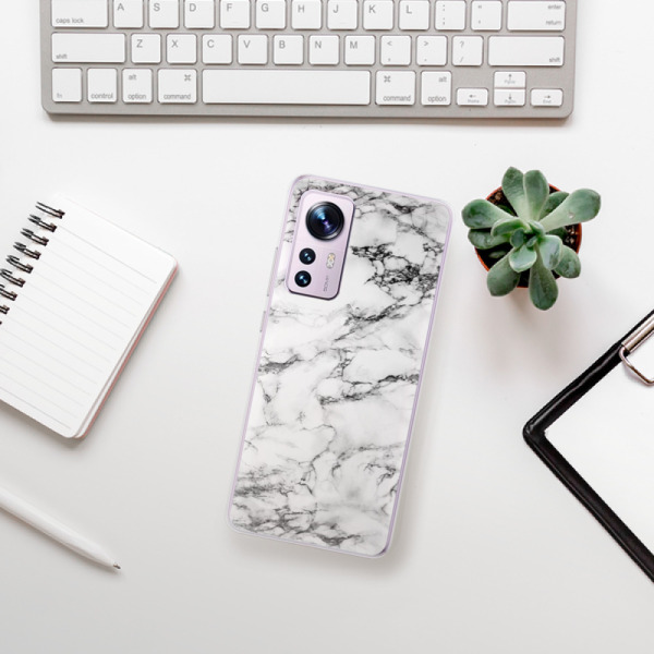 Silikonové pouzdro iSaprio - Xiaomi 12 / 12X - White Marble 01