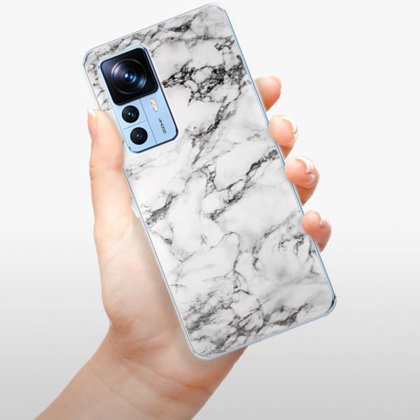 Silikonové pouzdro iSaprio - Xiaomi 12T / 12T Pro - White Marble 01