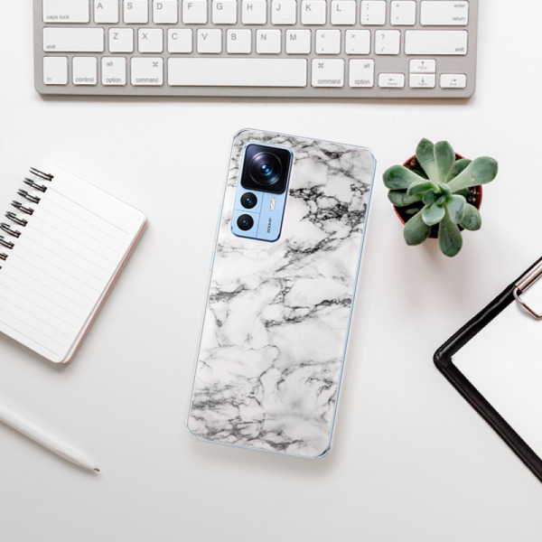 Silikonové pouzdro iSaprio - Xiaomi 12T / 12T Pro - White Marble 01