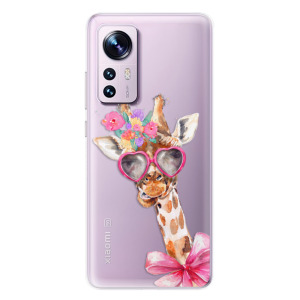 Silikonové pouzdro iSaprio - Xiaomi 12 / 12X - Lady Giraffe