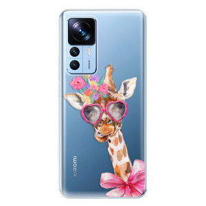 Silikonové pouzdro iSaprio - Xiaomi 12T / 12T Pro - Lady Giraffe