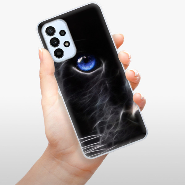 Silikonové pouzdro iSaprio - Samsung Galaxy A23 / A23 5G - Black Puma