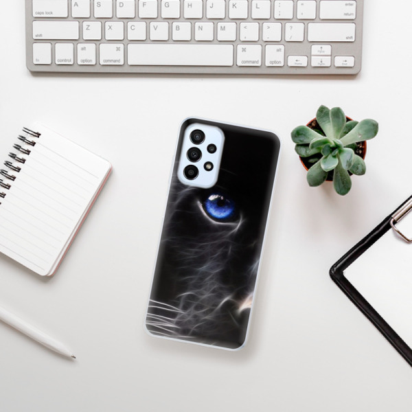 Silikonové pouzdro iSaprio - Samsung Galaxy A23 / A23 5G - Black Puma