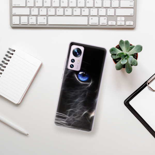 Silikonové pouzdro iSaprio - Xiaomi 12 / 12X - Black Puma