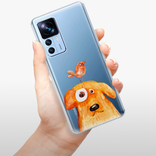 Silikonové pouzdro iSaprio - Xiaomi 12T / 12T Pro - Dog And Bird
