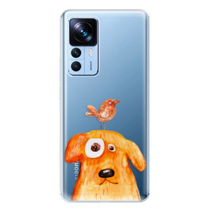 Silikonové pouzdro iSaprio - Xiaomi 12T / 12T Pro - Dog And Bird