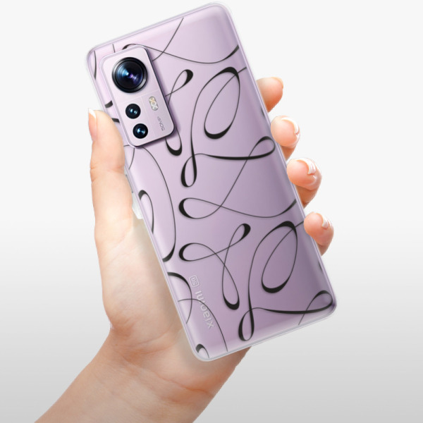 Silikonové pouzdro iSaprio - Xiaomi 12 / 12X - Fancy black