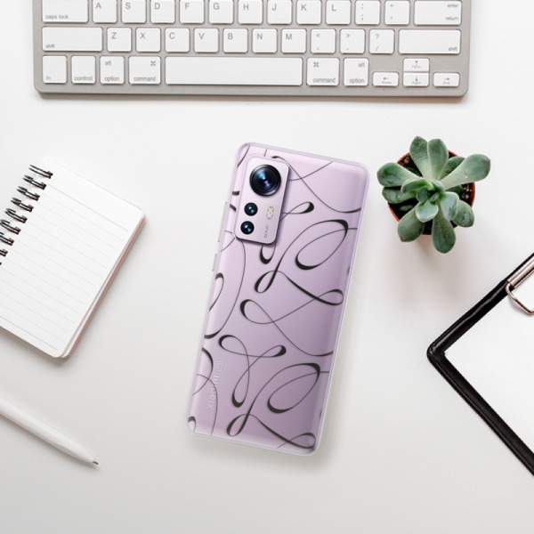 Silikonové pouzdro iSaprio - Xiaomi 12 / 12X - Fancy black