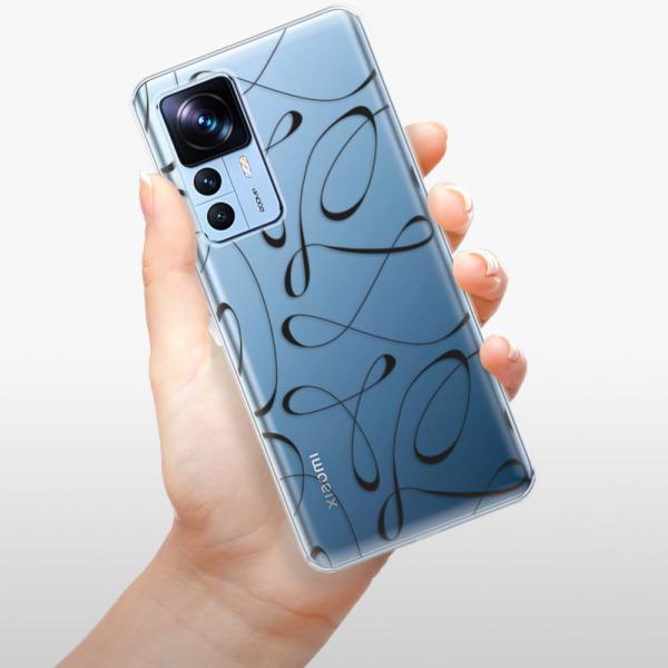 Silikonové pouzdro iSaprio - Xiaomi 12T / 12T Pro - Fancy black
