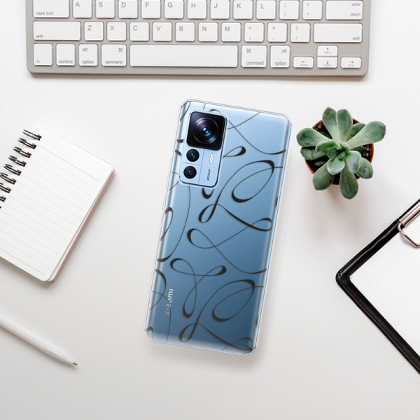 Silikonové pouzdro iSaprio - Xiaomi 12T / 12T Pro - Fancy black