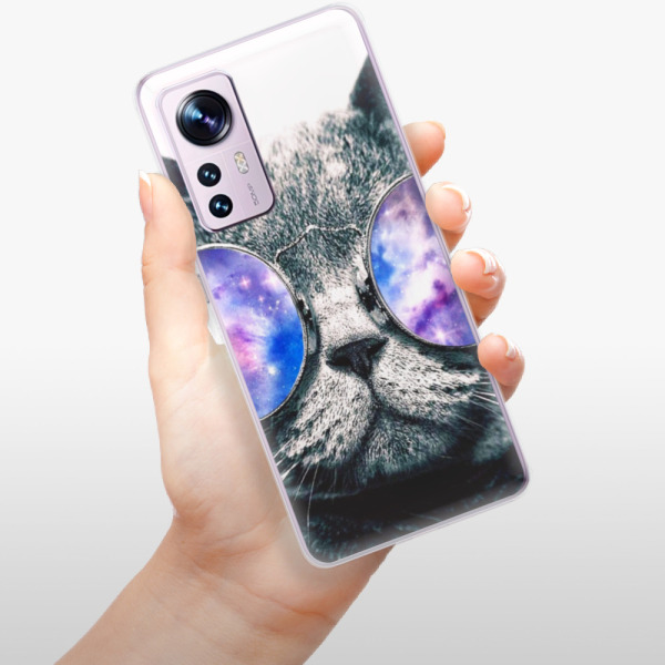 Silikonové pouzdro iSaprio - Xiaomi 12 / 12X - Galaxy Cat