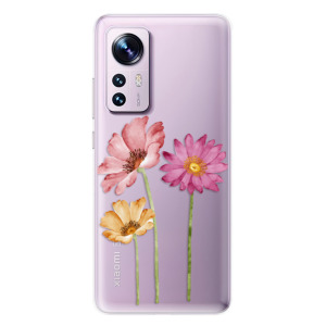 Silikonové pouzdro iSaprio - Xiaomi 12 / 12X - Three Flowers