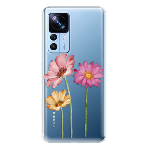 Silikonové pouzdro iSaprio - Xiaomi 12T / 12T Pro - Three Flowers