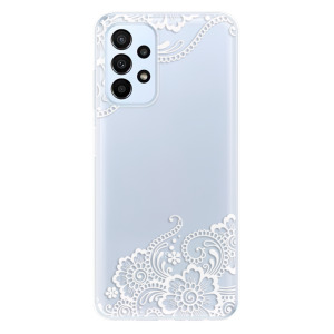 Silikonové pouzdro iSaprio - Samsung Galaxy A23 / A23 5G - White Lace 02