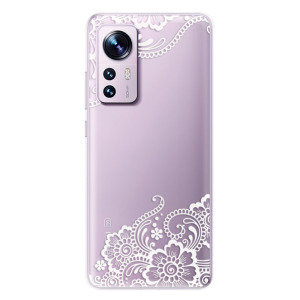 Silikonové pouzdro iSaprio - Xiaomi 12 / 12X - White Lace 02