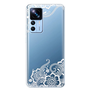 Silikonové pouzdro iSaprio - Xiaomi 12T / 12T Pro - White Lace 02