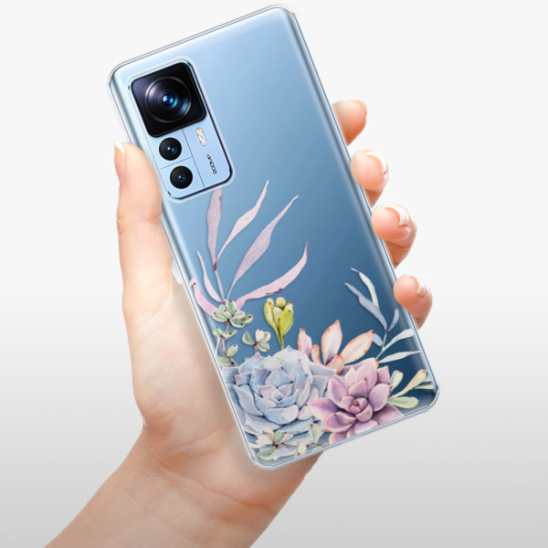 Silikonové pouzdro iSaprio - Xiaomi 12T / 12T Pro - Succulent 01