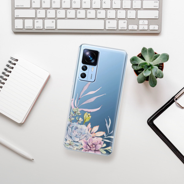 Silikonové pouzdro iSaprio - Xiaomi 12T / 12T Pro - Succulent 01