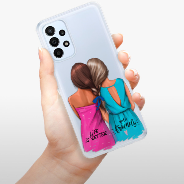 Silikonové pouzdro iSaprio - Samsung Galaxy A23 / A23 5G - Best Friends