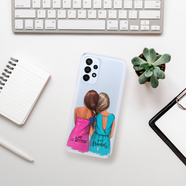 Silikonové pouzdro iSaprio - Samsung Galaxy A23 / A23 5G - Best Friends
