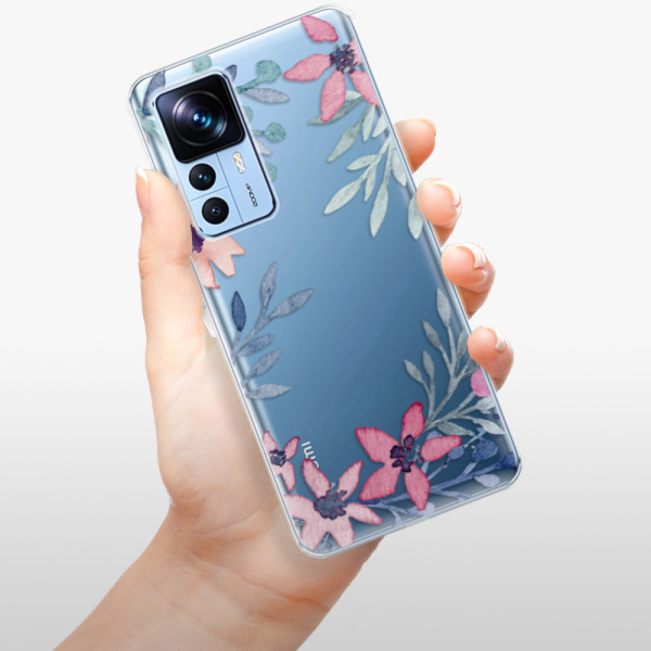 Silikonové pouzdro iSaprio - Xiaomi 12T / 12T Pro - Leaves and Flowers