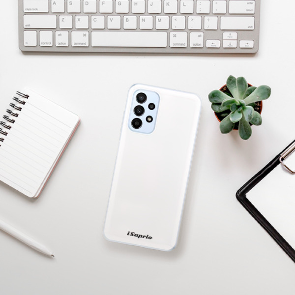 Silikonové pouzdro iSaprio - Samsung Galaxy A23 / A23 5G - 4Pure bílé