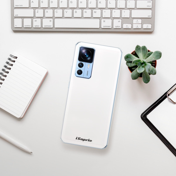 Silikonové pouzdro iSaprio - Xiaomi 12T / 12T Pro - 4Pure bílé