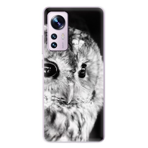 Silikonové pouzdro iSaprio - Xiaomi 12 / 12X - BW Owl