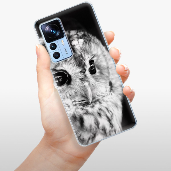 Silikonové pouzdro iSaprio - Xiaomi 12T / 12T Pro - BW Owl