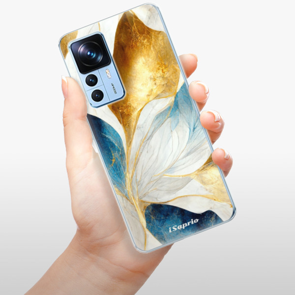Silikonové pouzdro iSaprio - Xiaomi 12T / 12T Pro - Blue Leaves