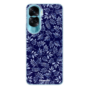 Silikonové pouzdro iSaprio - Honor 90 Lite 5G - Blue Leaves 05