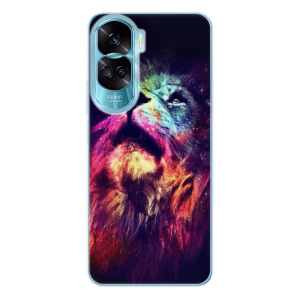 Silikonové pouzdro iSaprio - Honor 90 Lite 5G - Lion in Colors