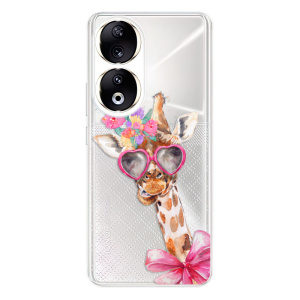 Silikonové pouzdro iSaprio - Honor 90 5G - Lady Giraffe