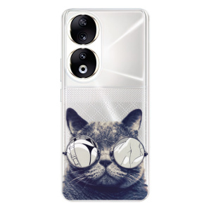 Silikonové pouzdro iSaprio - Honor 90 5G - Crazy Cat 01