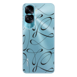 Silikonové pouzdro iSaprio - Honor 90 Lite 5G - Fancy black