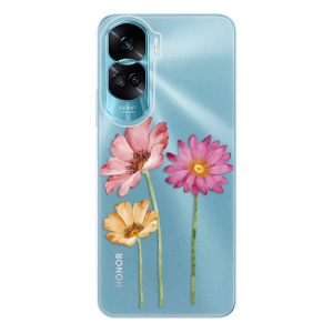 Silikonové pouzdro iSaprio - Honor 90 Lite 5G - Three Flowers
