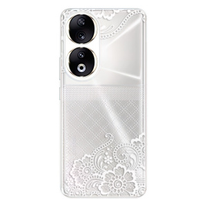 Silikonové pouzdro iSaprio - Honor 90 5G - White Lace 02