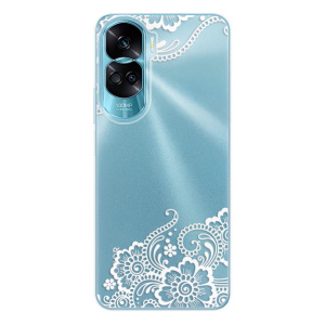 Silikonové pouzdro iSaprio - Honor 90 Lite 5G - White Lace 02