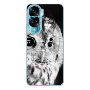 Silikonové pouzdro iSaprio - Honor 90 Lite 5G - BW Owl