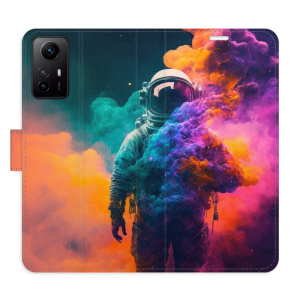 Flip pouzdro iSaprio - Xiaomi Redmi Note 12S - Astronaut in Colours 02 - kapsičky na karty