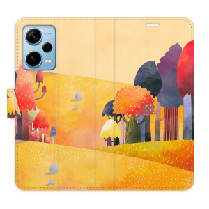 Flip pouzdro iSaprio - Xiaomi Redmi Note 12 Pro+ 5G - Autumn Forest - kapsičky na karty