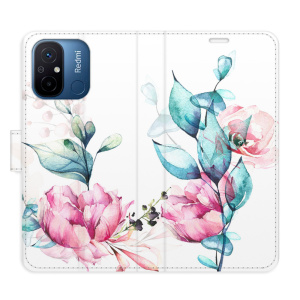 Flip pouzdro iSaprio - Xiaomi Redmi 12C - Beautiful Flower - kapsičky na karty
