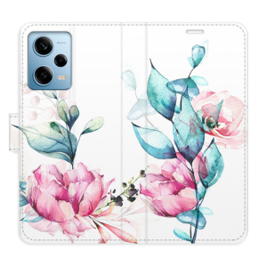 Flip pouzdro iSaprio - Xiaomi Redmi Note 12 Pro 5G / Poco X5 Pro 5G - Beautiful Flower - kapsičky na karty