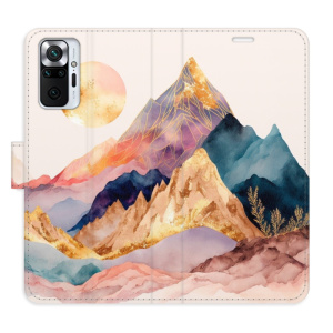 Flip pouzdro iSaprio - Xiaomi Redmi Note 10 Pro - Beautiful Mountains - kapsičky na karty